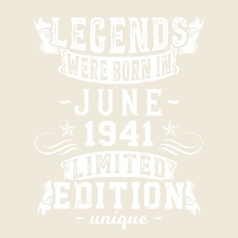 Date de naissance : Juin 1941 Edition Limitée Vintage