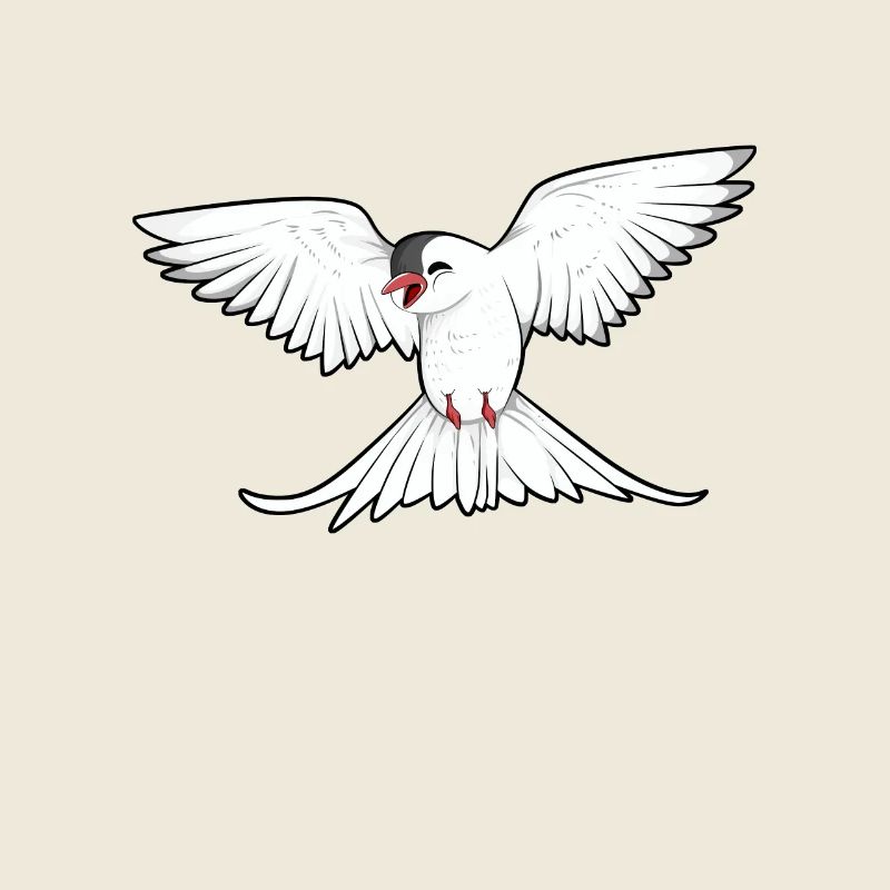 Kawaii Arctic tern