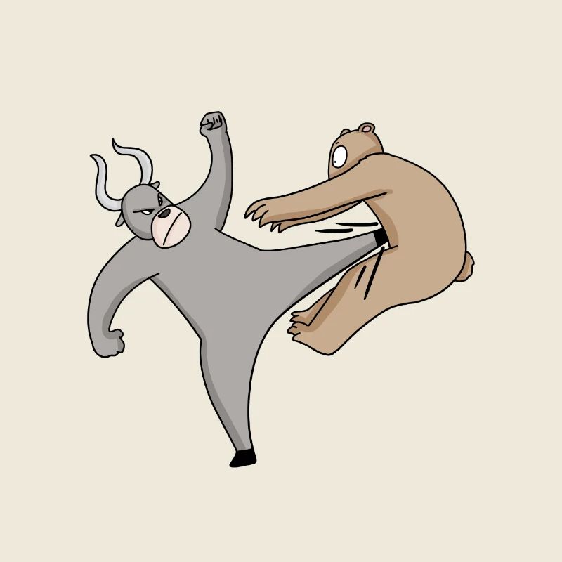 Actions Trading d’actions Cours des actions Taureau Ours