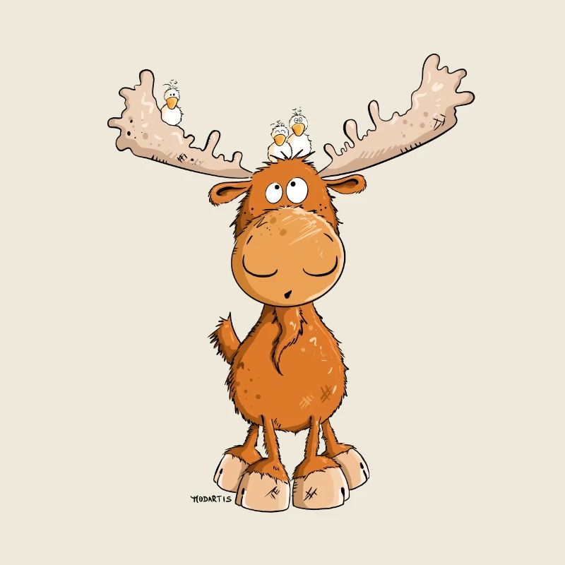 Drôle d’orignal I orignal I cerf renne