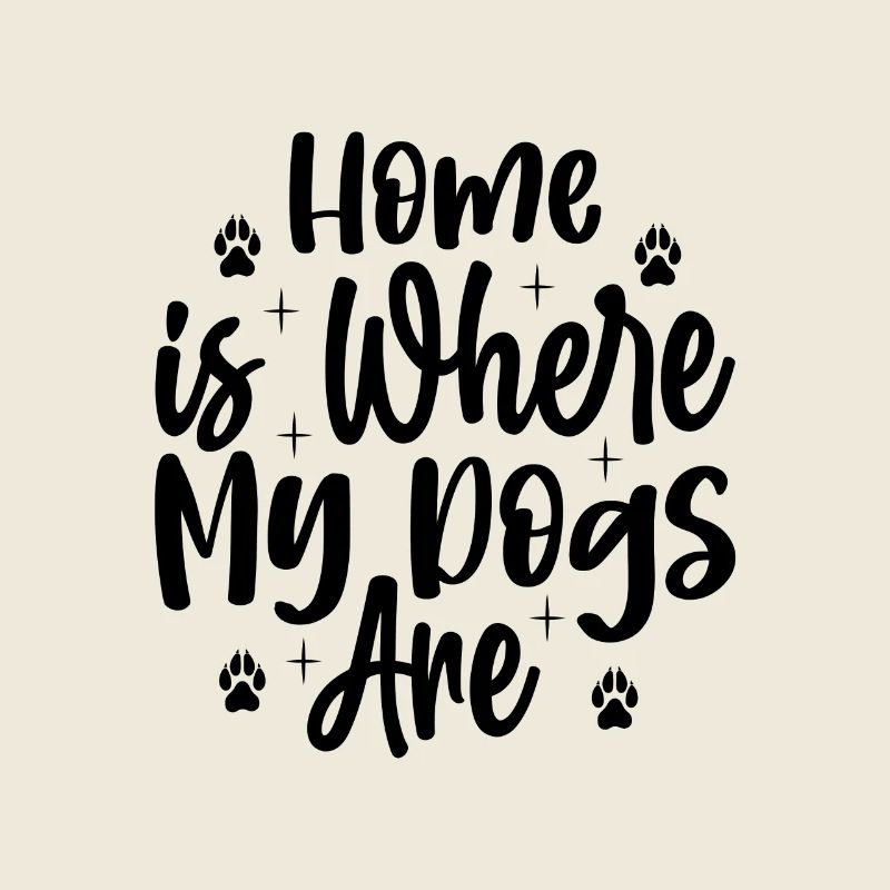 La maison est là où sont mes chiens