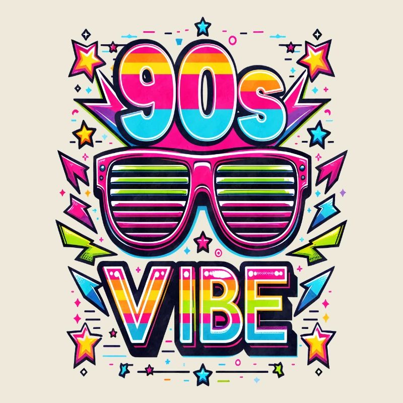 90s Vibe Vintage Retro