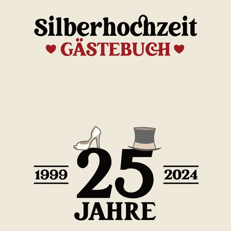 Silberhochzeit 2024 25 Jahre Ehe Silberne Hochzeit