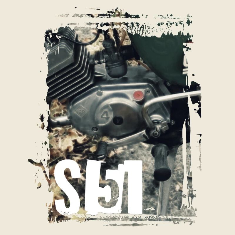 S51 Enduro Motorrad Motorblock