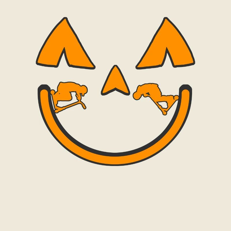 Tretroller Kick-scooter Halloween Tretroller