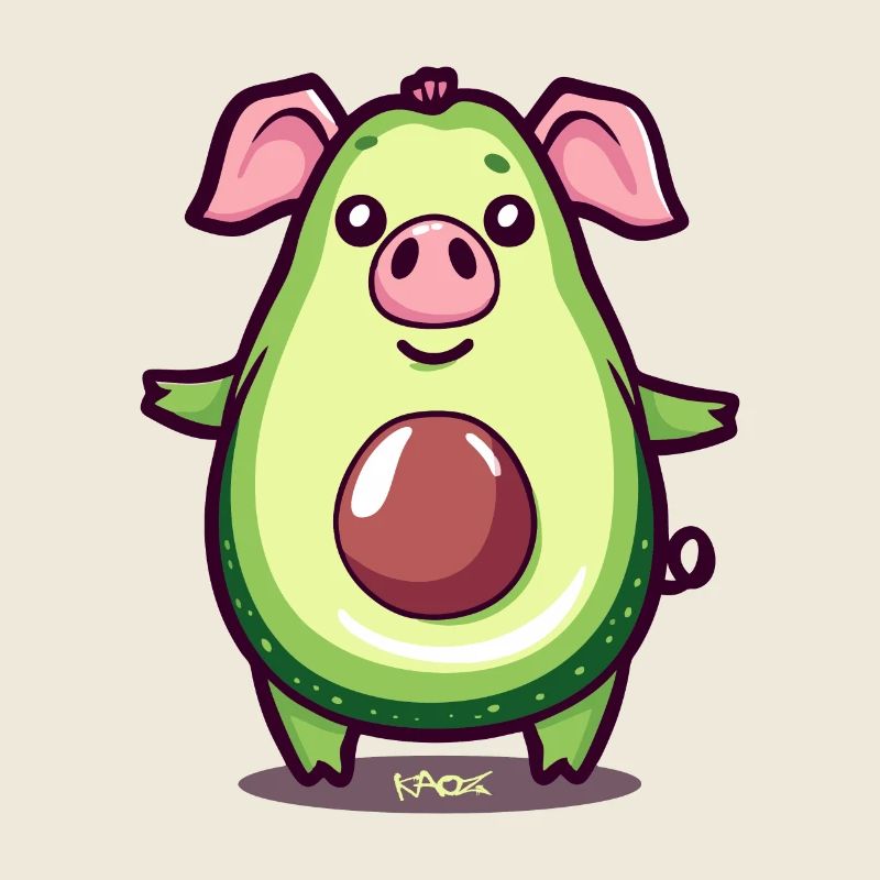 Pigocado, le cochon avocat