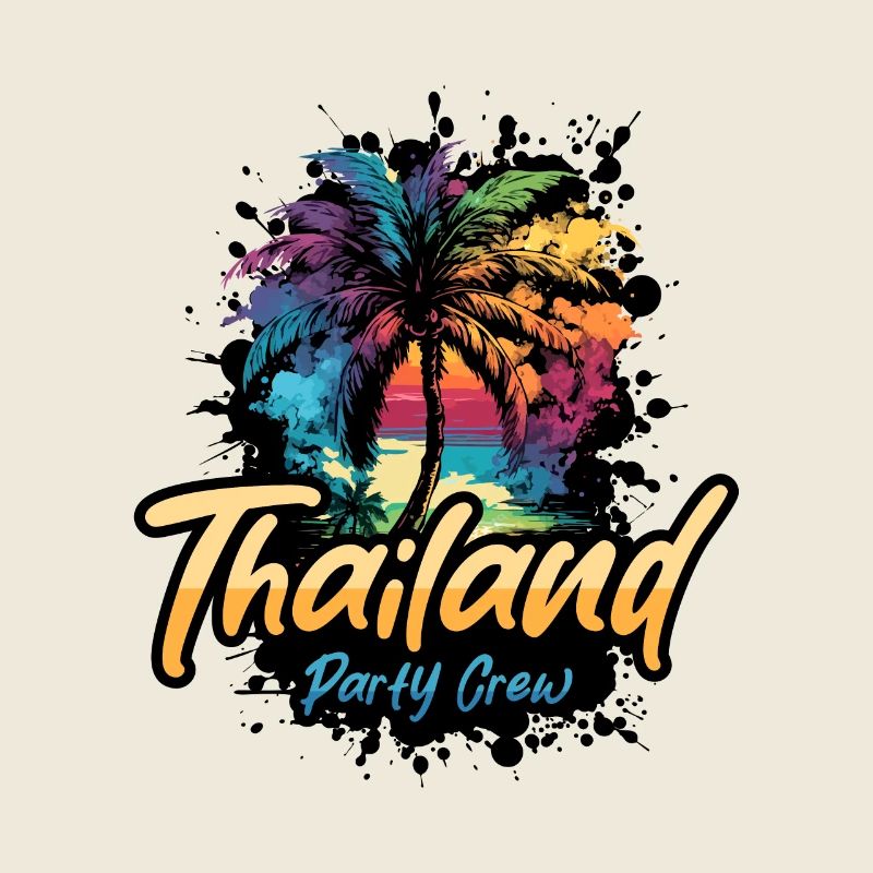Vacances de l’équipage de fête en Thaïlande