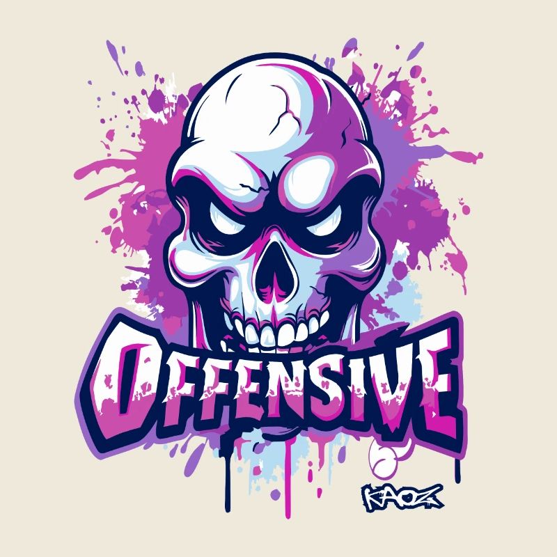 Beleidigender Totenkopf