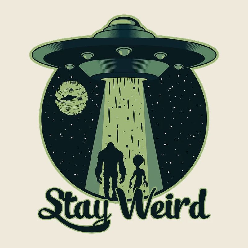 Stay Weird - OVNI, Alien
