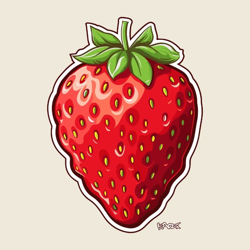 Fraise grosse, épaisse et juteuse