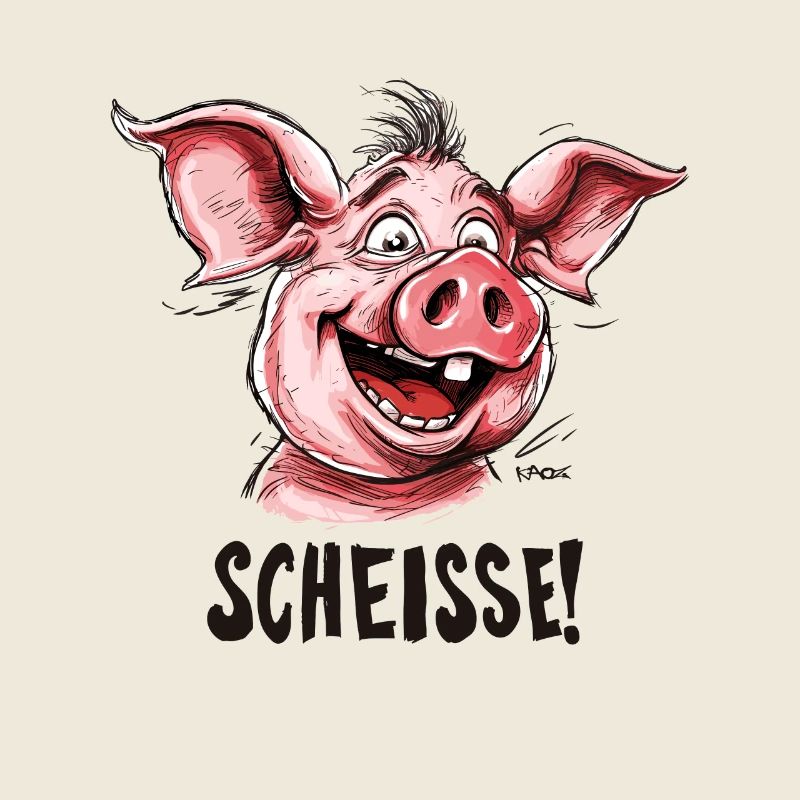 Merde, un petit cochon