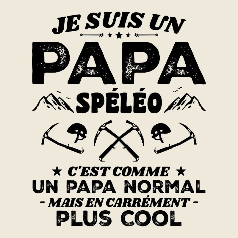 Cool caving dad