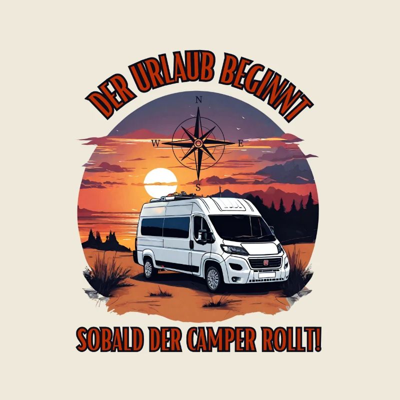 Camper -Der Urlaub beginnt sobald der Camper rollt
