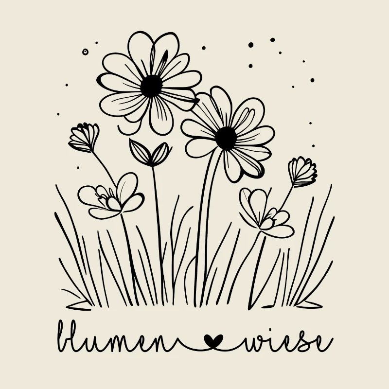 🤍Prairie de fleurs