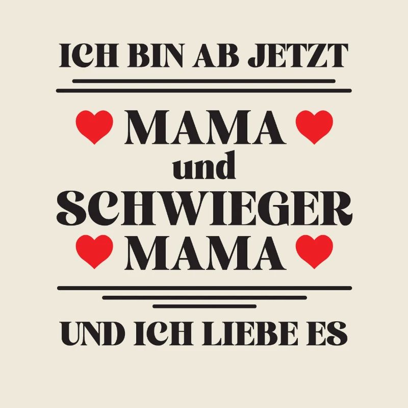 Mama und Schwiegermama Schwiegermutter Brautmutter