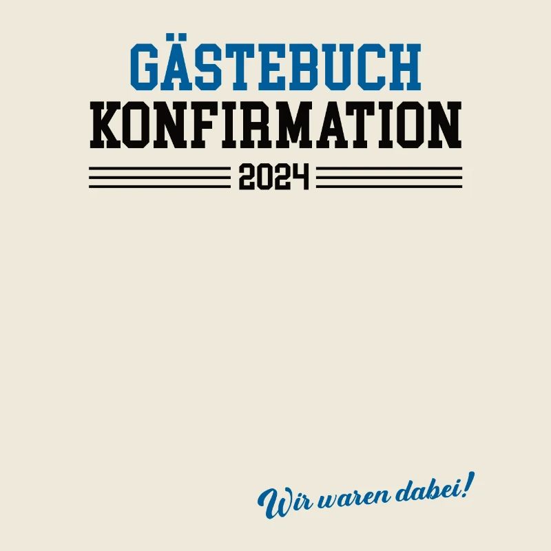 Konfirmation 2024 Gästebuch Konfirmiert Konfirmand