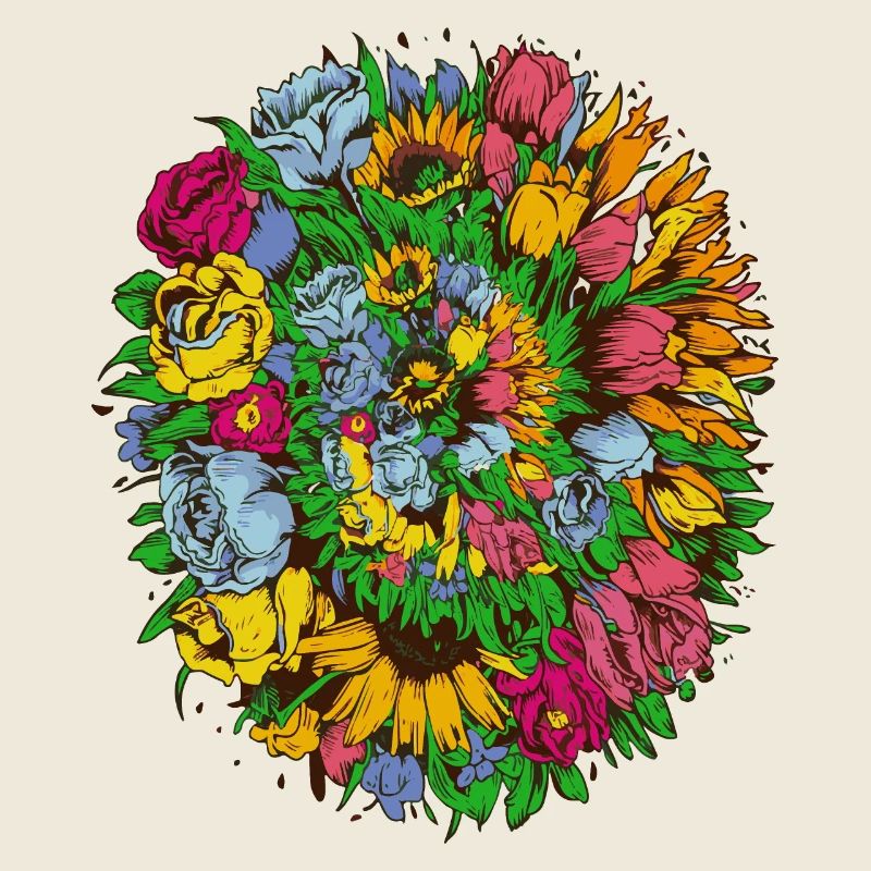 Bouquet de fleurs de jardin