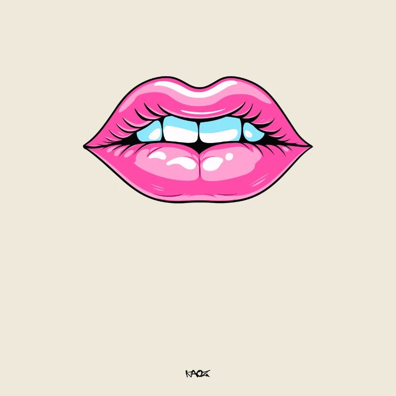Embrasser les lèvres et embrasser les lèvres, la bouche