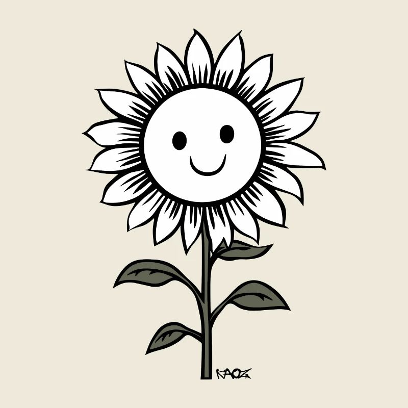 Fröhlicher Sonnenblume