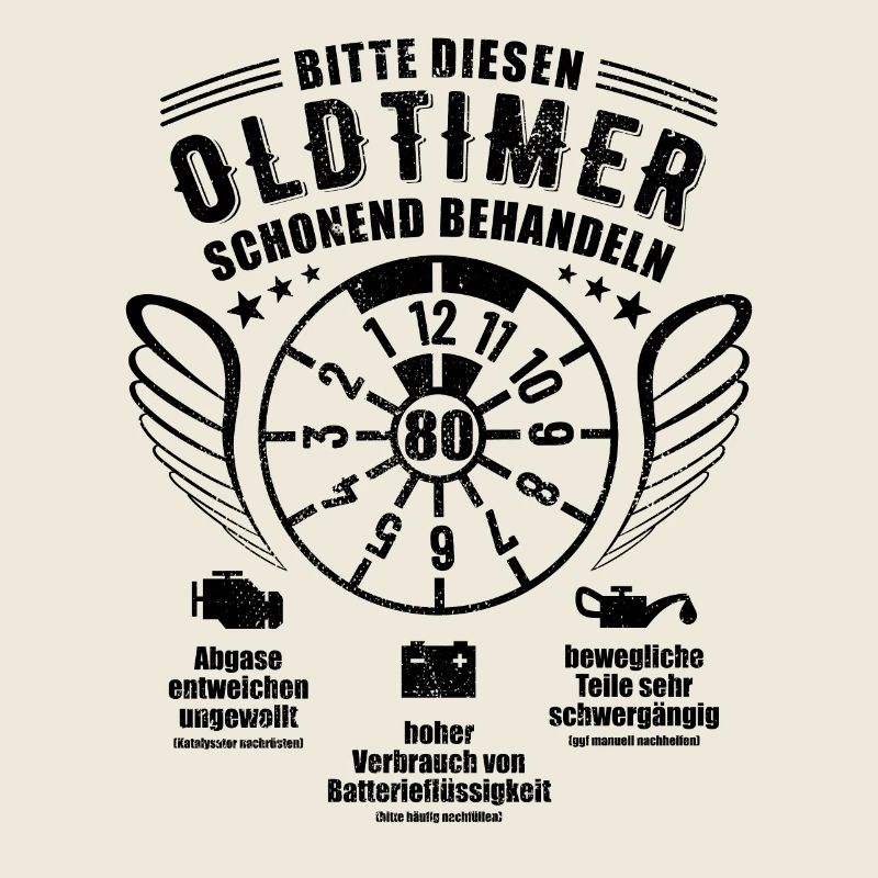 Oldtimer schonend behandeln - 80. Geburtstag