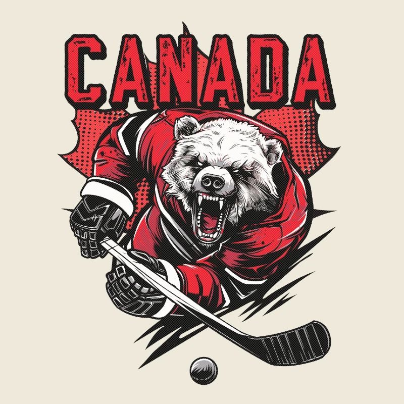 Kanada - Eisbär Eishockey