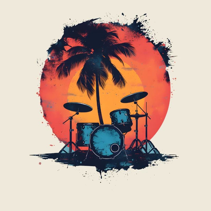 Drumkit Zeichnung