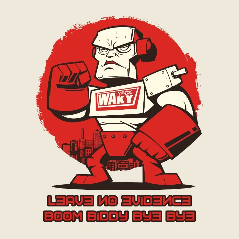 Keine Beweise hinterlassen: Roboter der Atom-Zeit