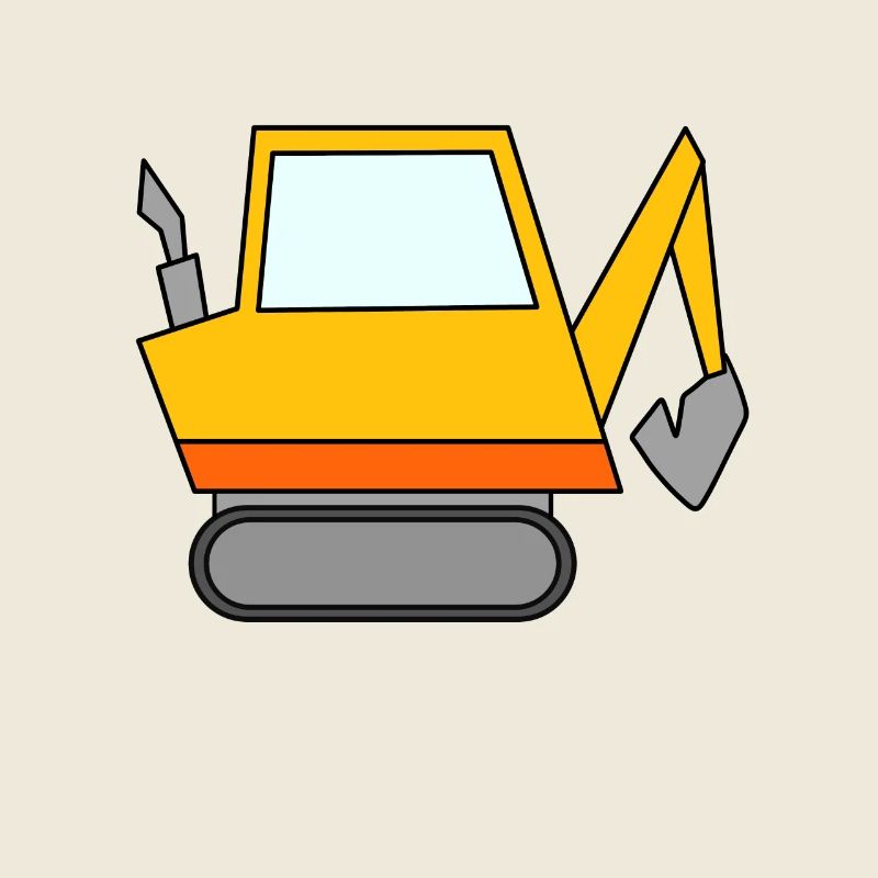Bagger Baustelle Baggerfahrer
