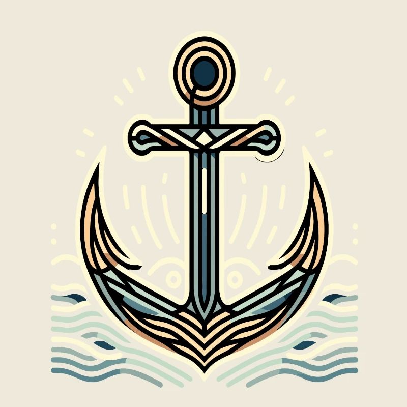 Maritimer Charme Anker Design