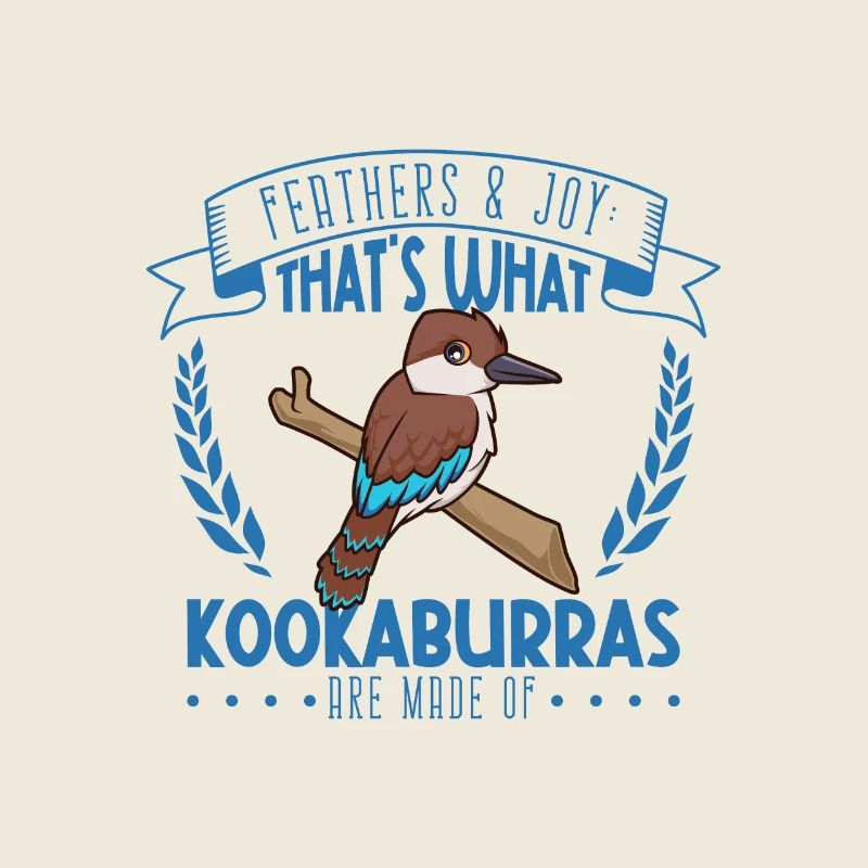 Plumes et joie - Kookaburra