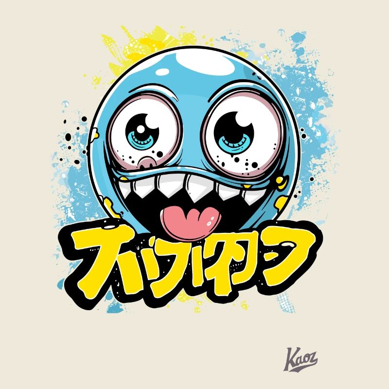Drôle de boule de dessin animé folle