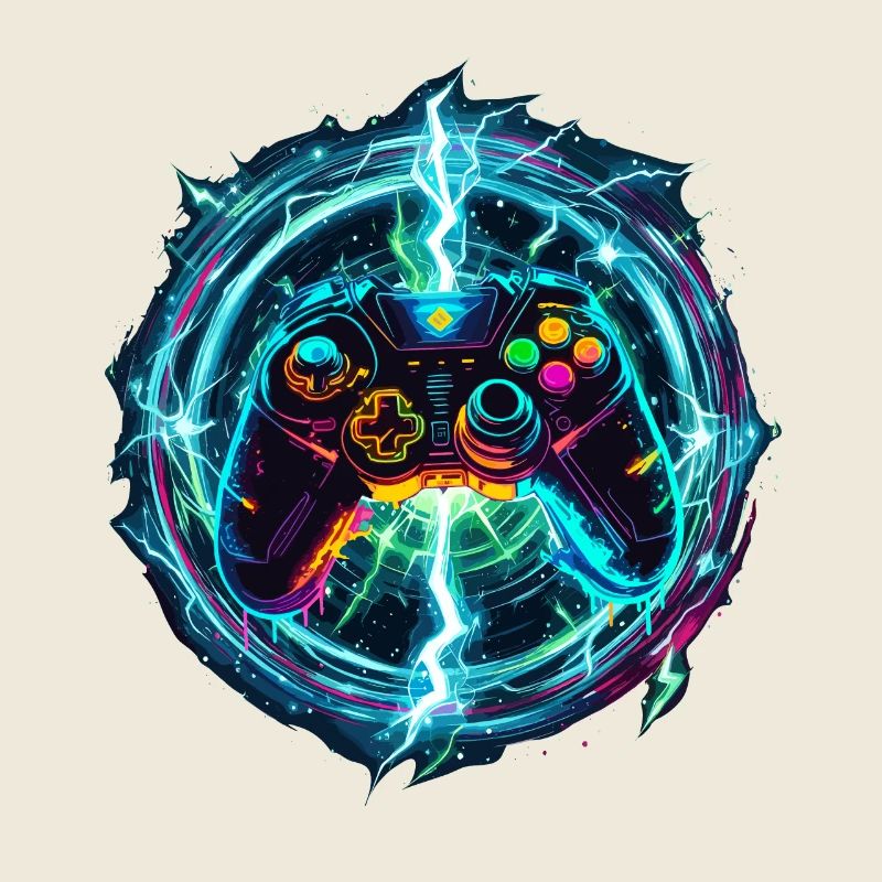 Manette de jeu galactique