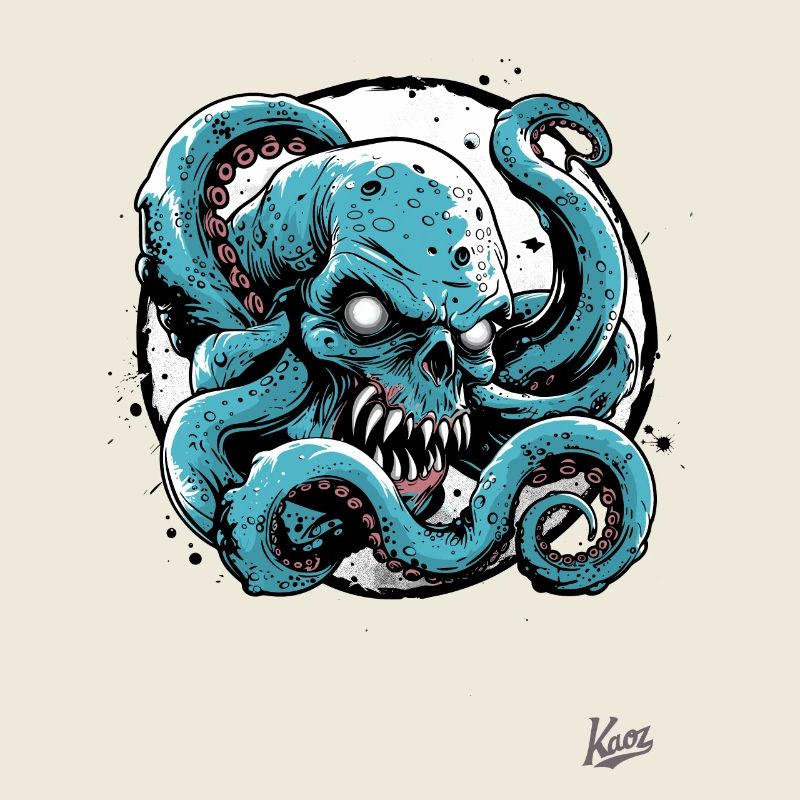 Strong and Powerful: Skull Octopus Octopus