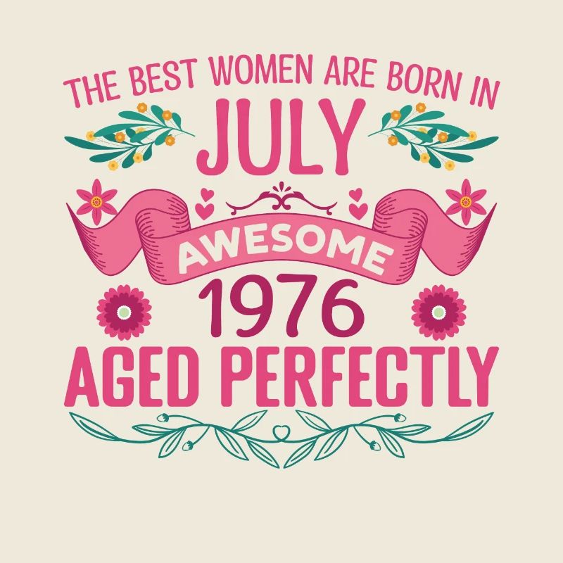 Juli 1976 Geburtstag der Frau Juli 1976