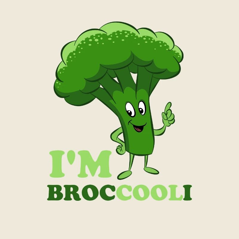 I'm Cool - Broccoli, Gemüse, vegetarisch, vegan