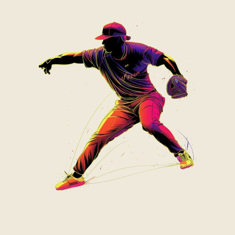 Baseballer Retrowave