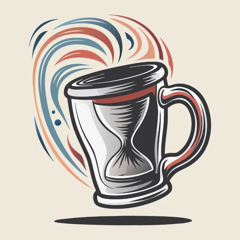 UNE TASSE À CAFÉ QUI VOYAGE DANS LE TEMPS