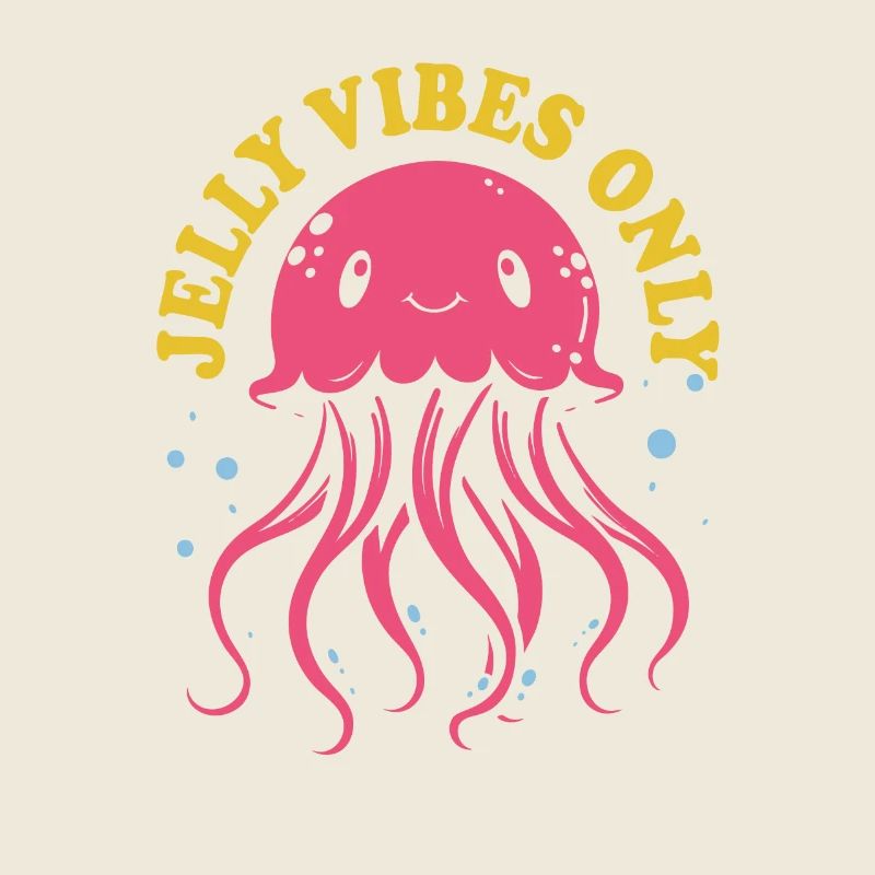 Jelly Vibes only - Jellyfish with tentacles