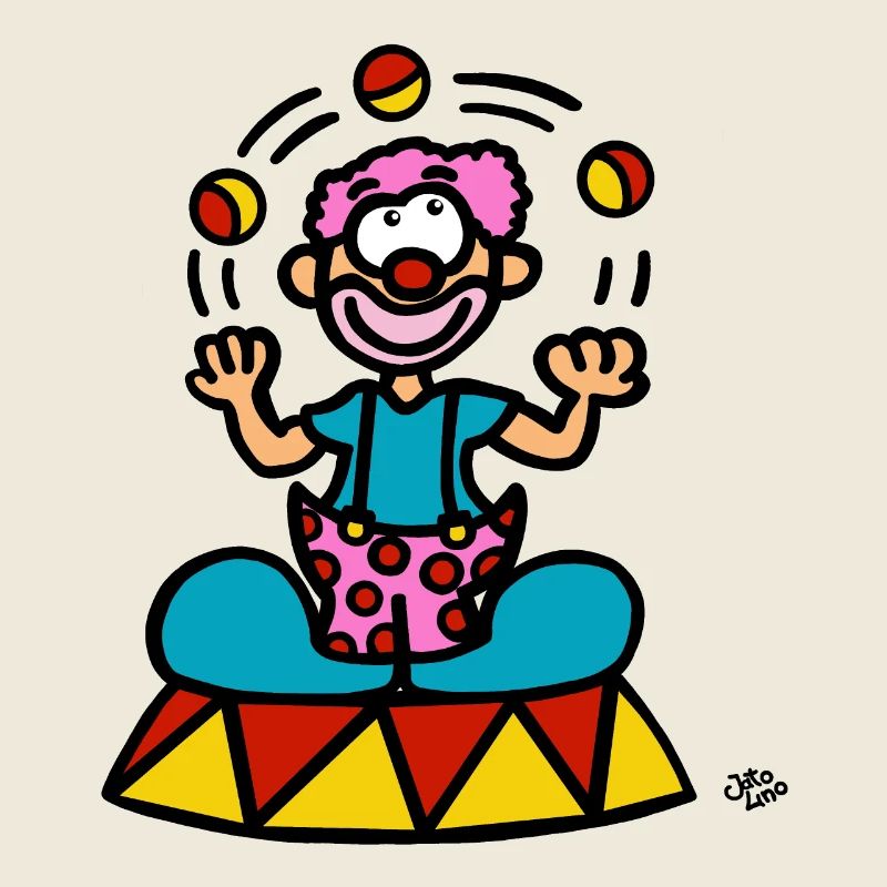A clown