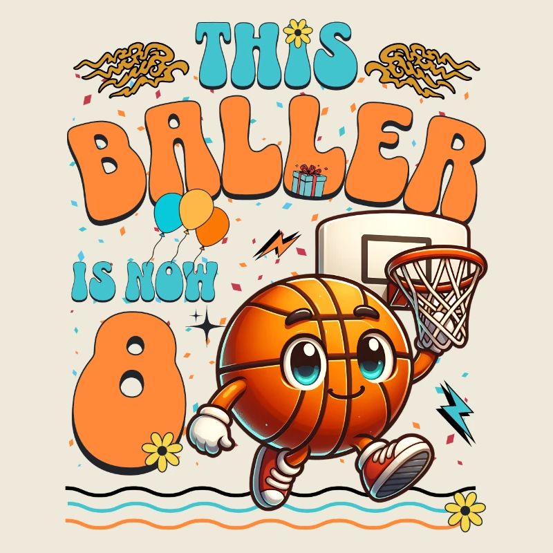 Basketball 8. Geburtstag Kindergeburtstag