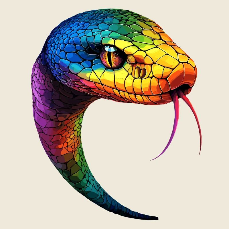 Serpent Python Cobra Mamba Serpent à sonnettes Serpent