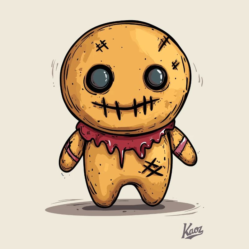 Voodoo-Puppen-Lebkuchenmann