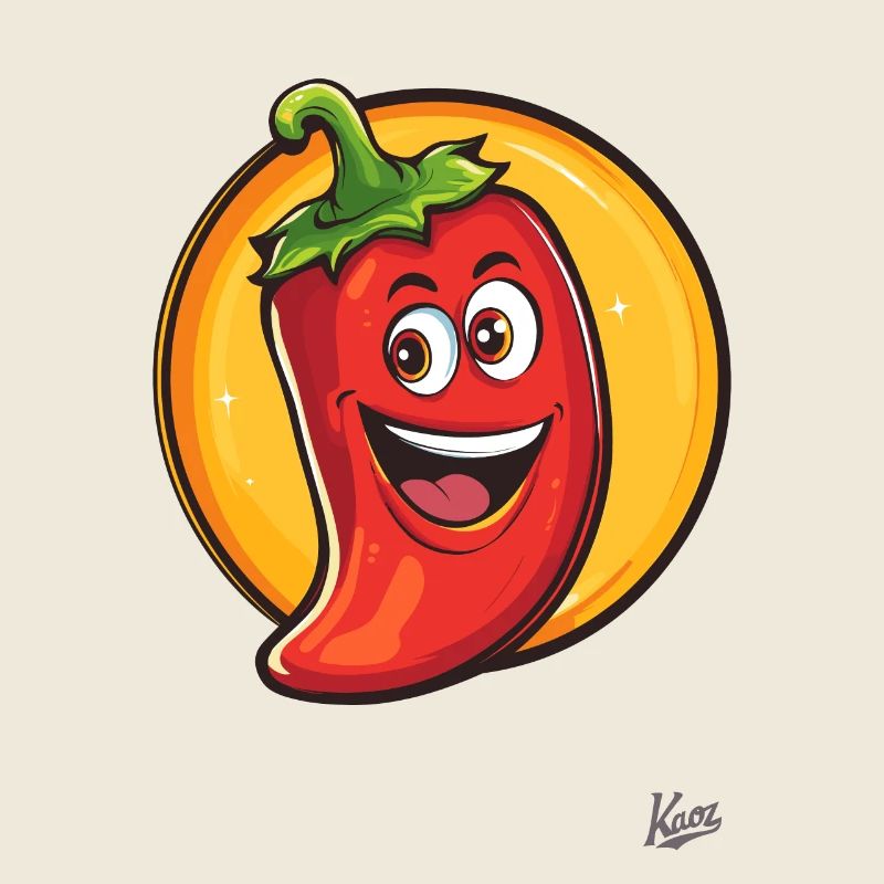 Hello! Funny spicy pepperoni
