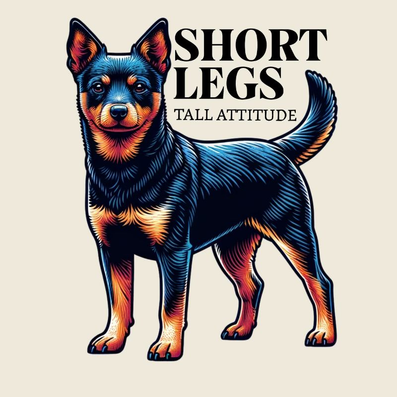 Lancashire Heeler kurze Beine Spruch Geschenkidee