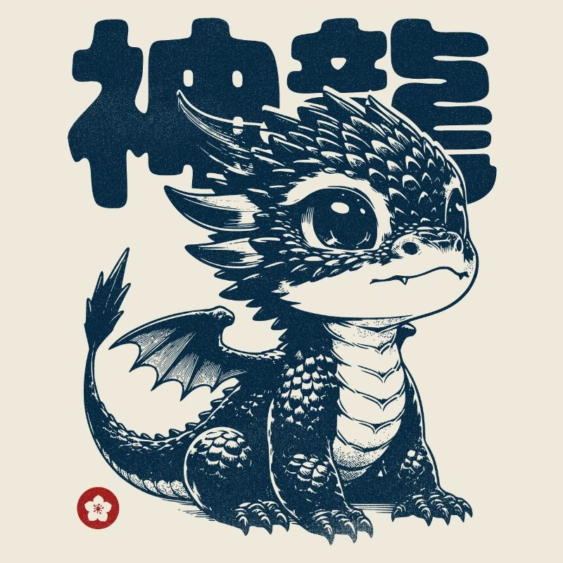 Fantasie-/Sci-Fi Mystischer Drache