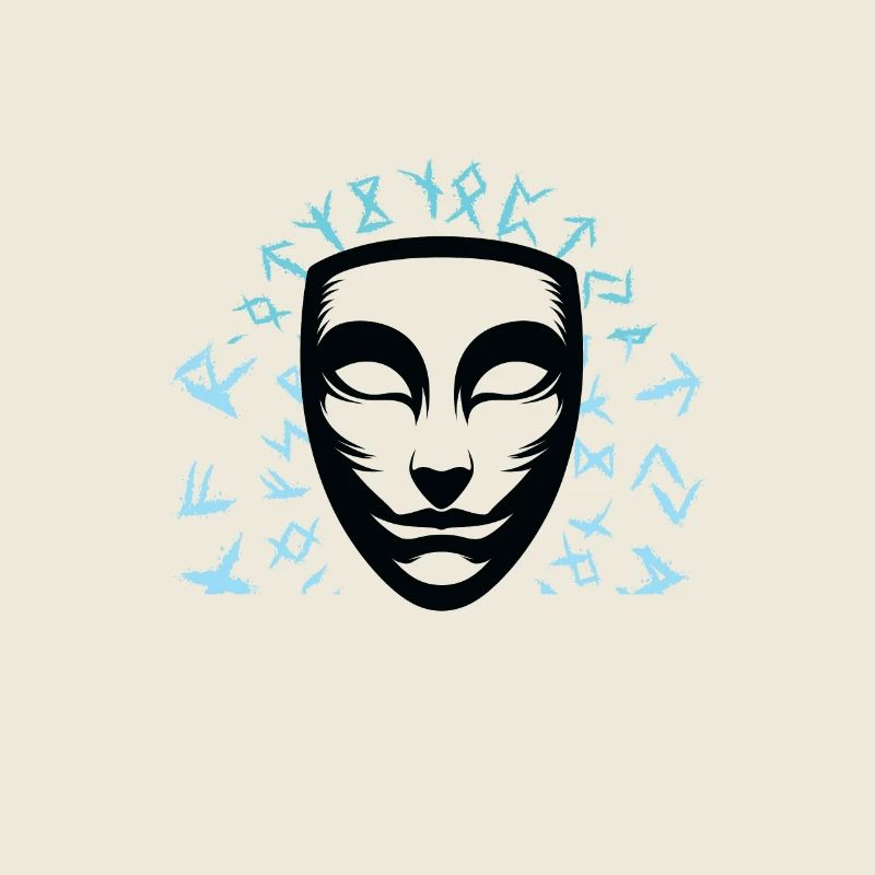 Abstrakte Maske Silhouette Abstract Mask