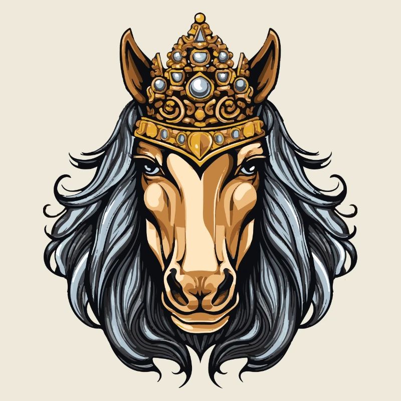 Pferd Krone