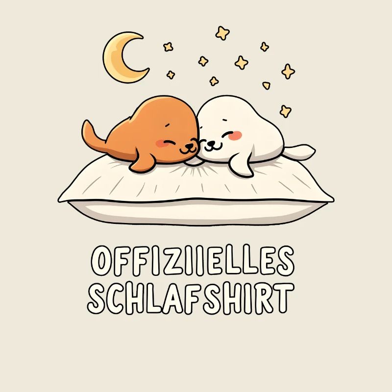 Offizielles Schlafshirt Seehunde Seehund Robbe