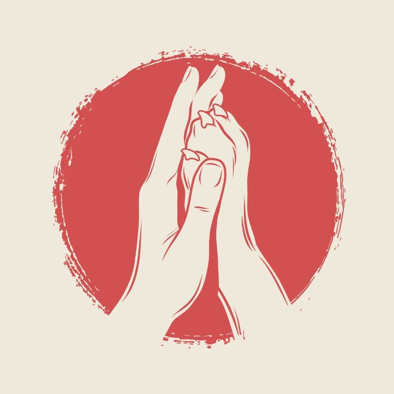 Hand + Hundepfote - High Five - Hunde Fan