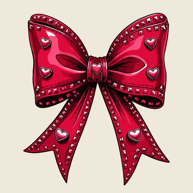 PINK HEART STUDS